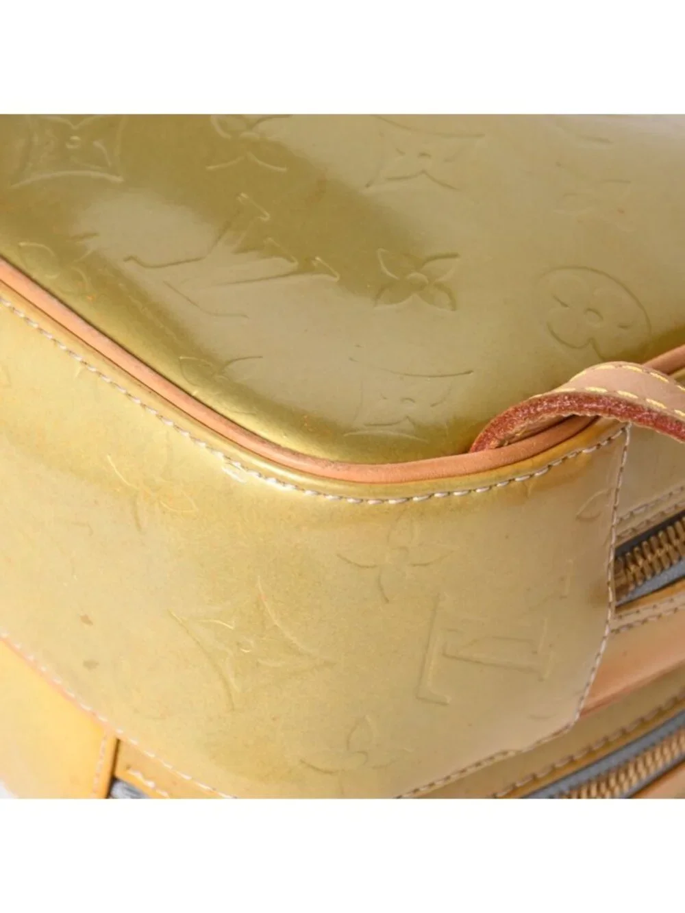 Louis Vuitton Murray Marley Backpack Monogram Vernis Yellow Brown